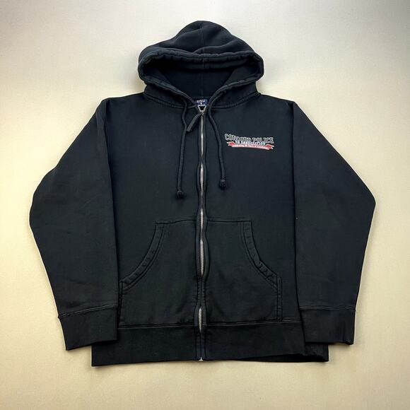 Vintage Police K9 Unit Hoodie Sweatshirt Adult Small Black Full Zip Concord Dog - Picture 3 of 10